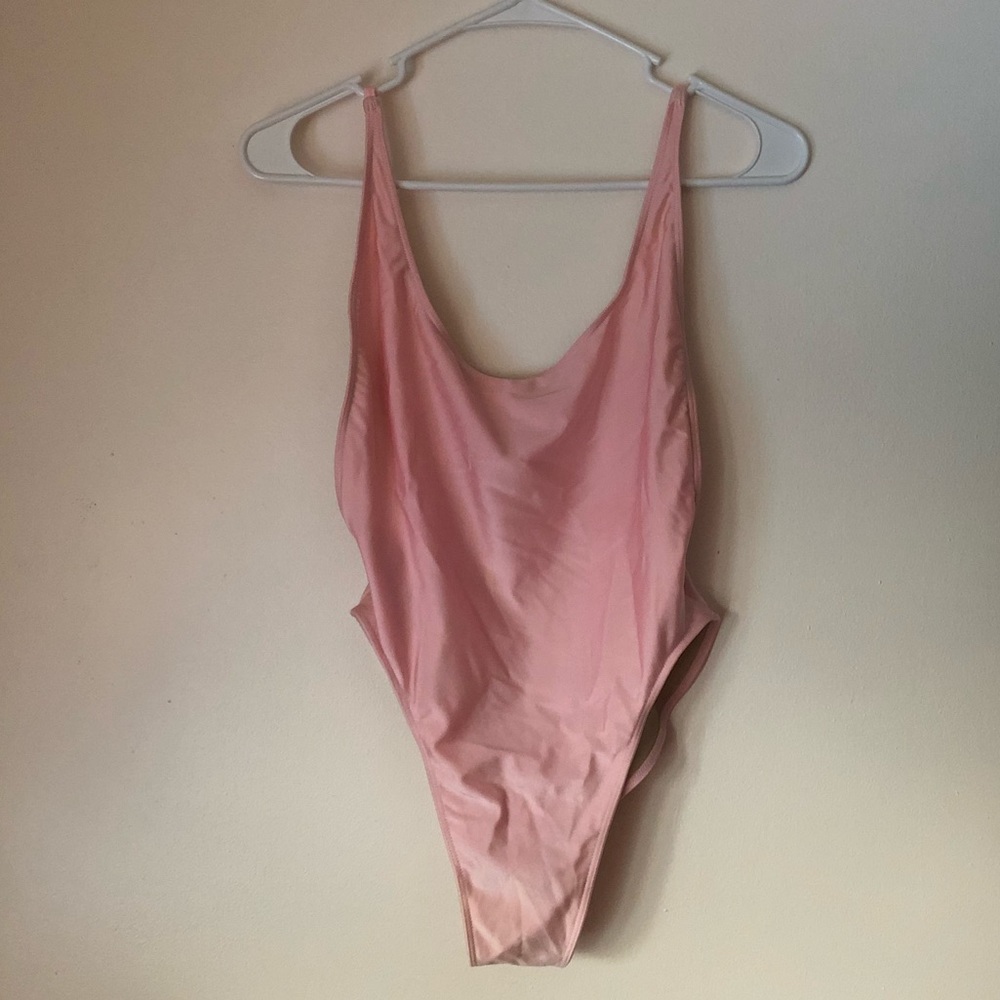 Super high-cut American Apparel one piece